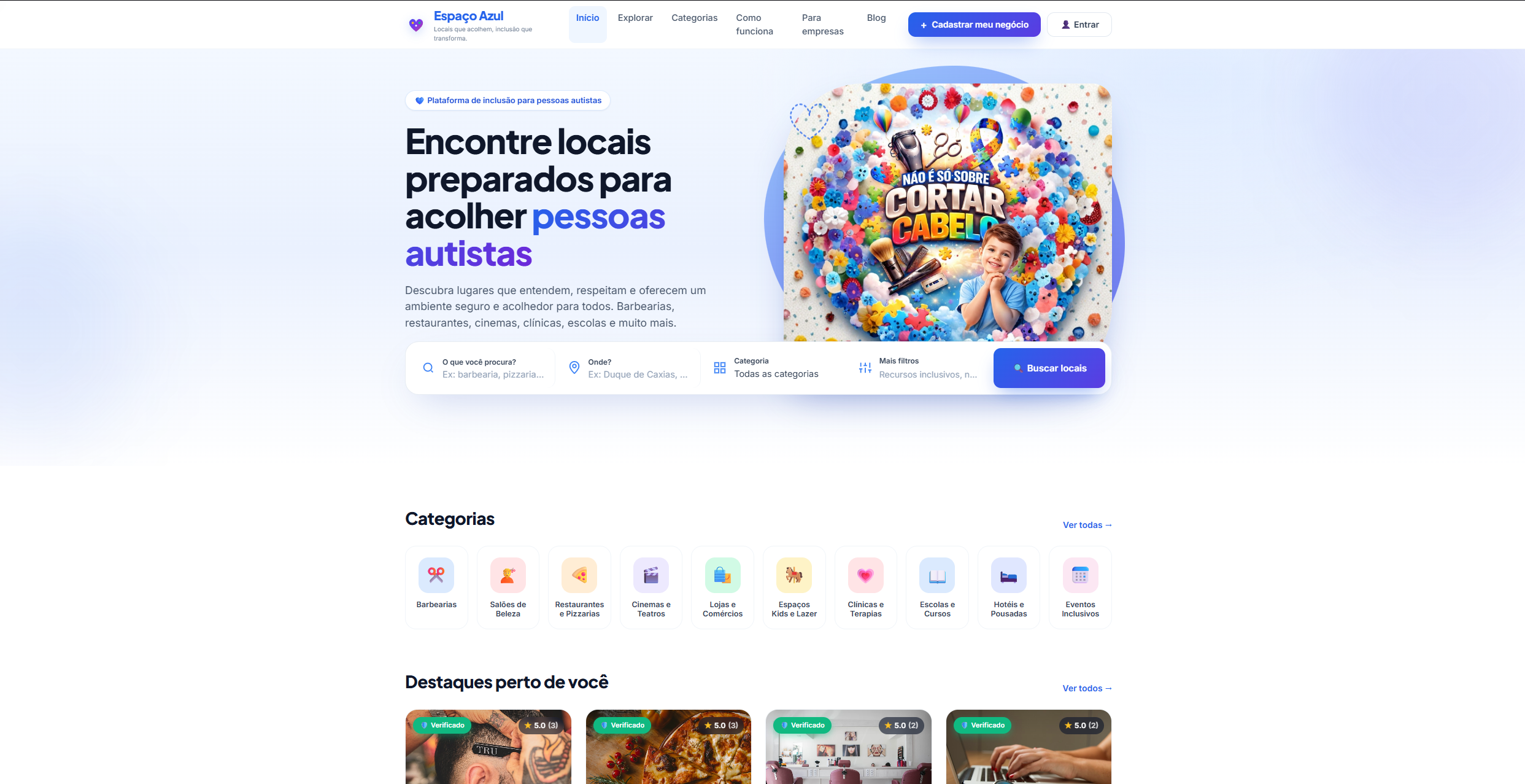 espaco-azul — identidade e marca digital criada pela SrZuim